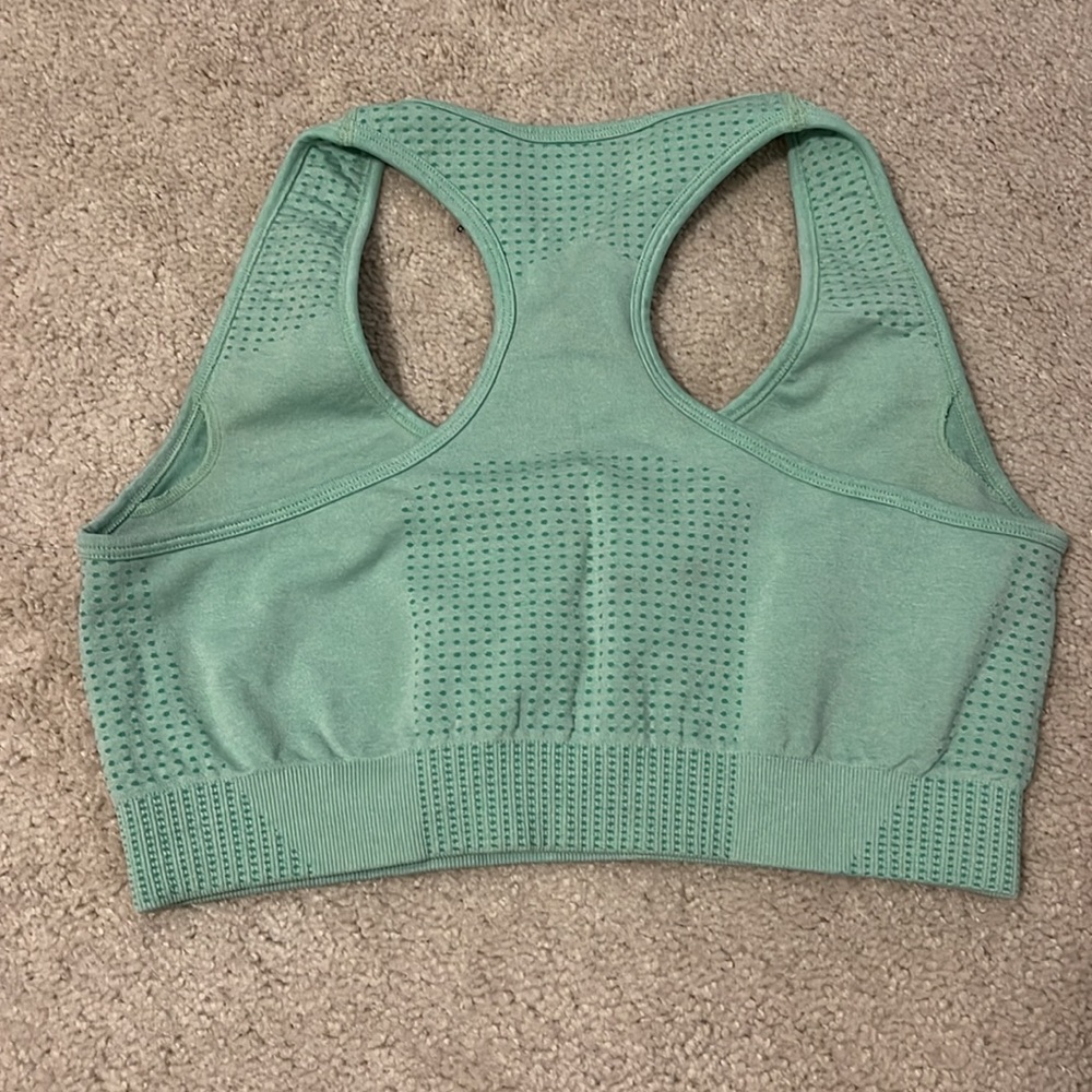 Seamless Racerback Sports Bra - Picture 2 of 3